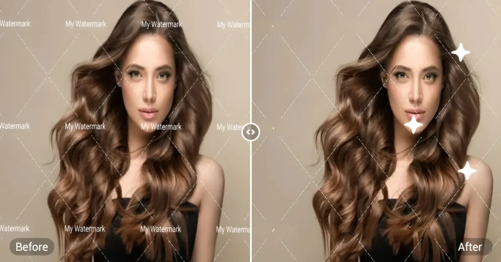 Use AI to automatically detect and remove the watermark from your image