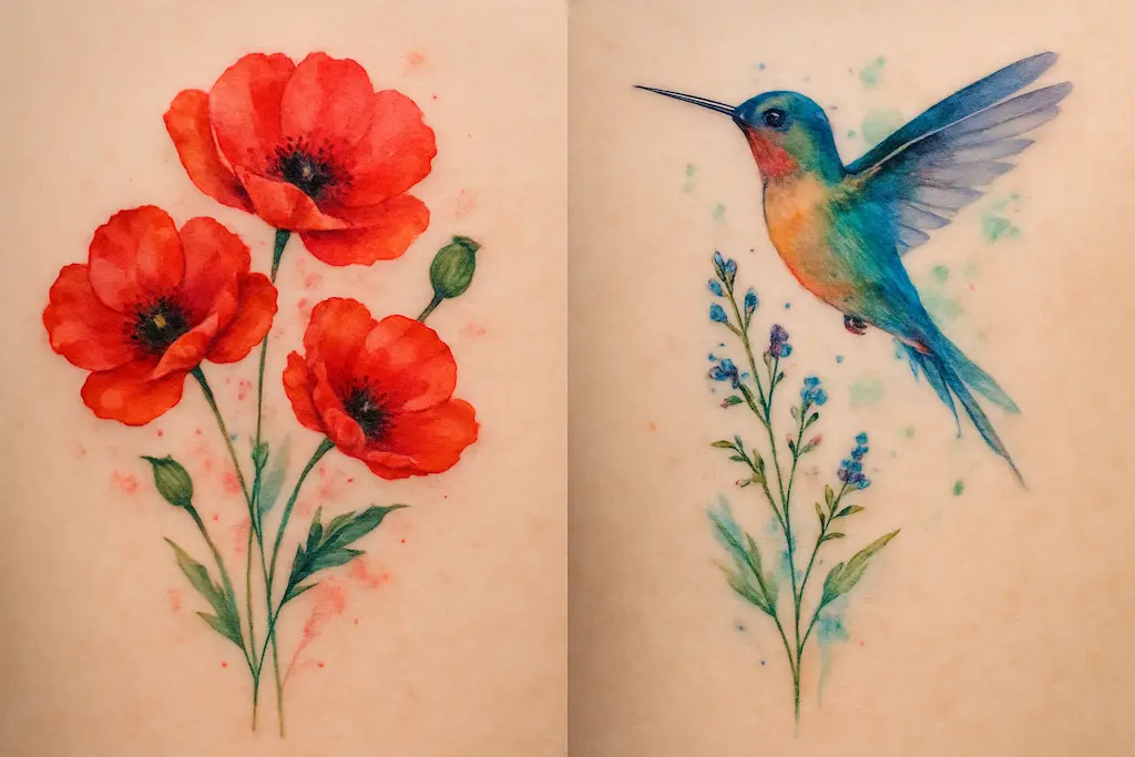 Watercolor Tattoos