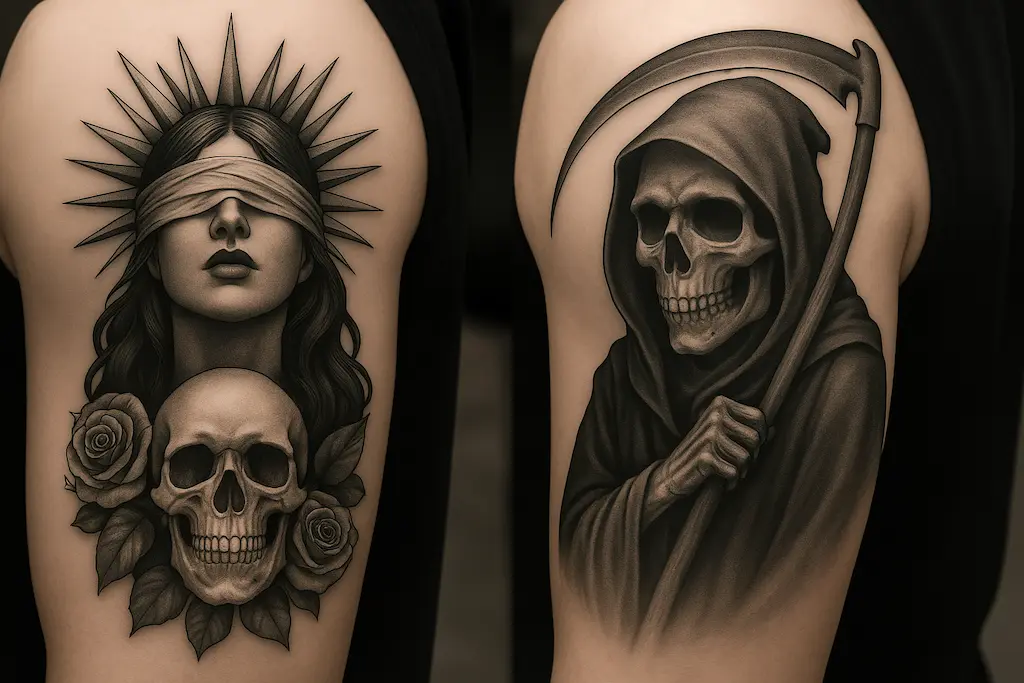 Black and Grey Tattoos