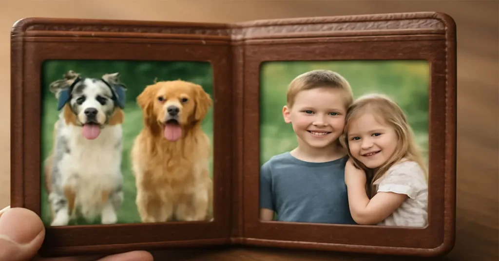 A wallet-sized photo