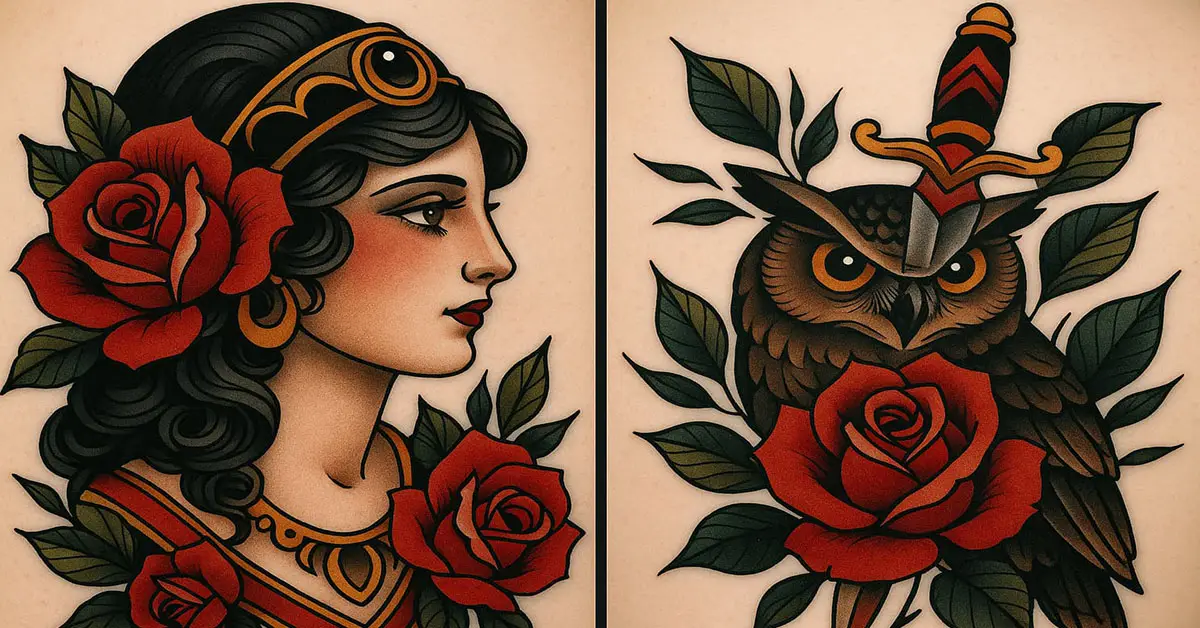 Neo traditional tattoo