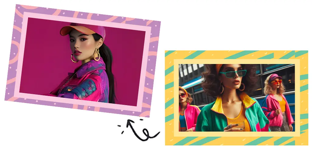 Pattern Photo Frames
