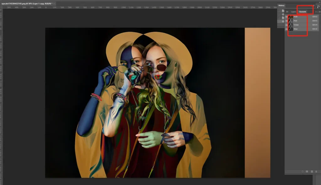 Photoshop's color channels
