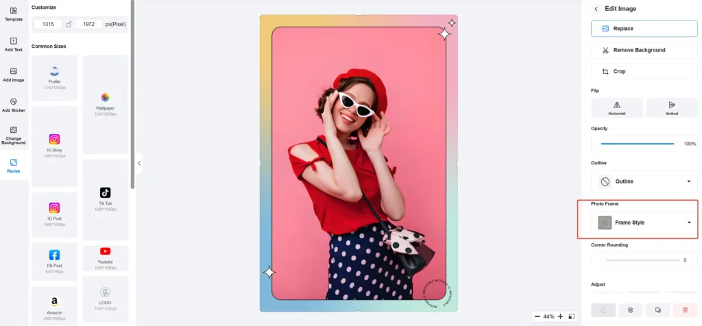 Frame your photo beautifully using Picsman’s Photo Frame Maker