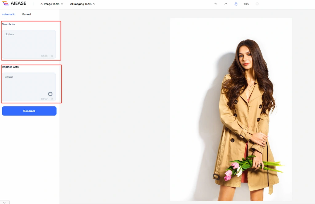 change or remove clothes in images