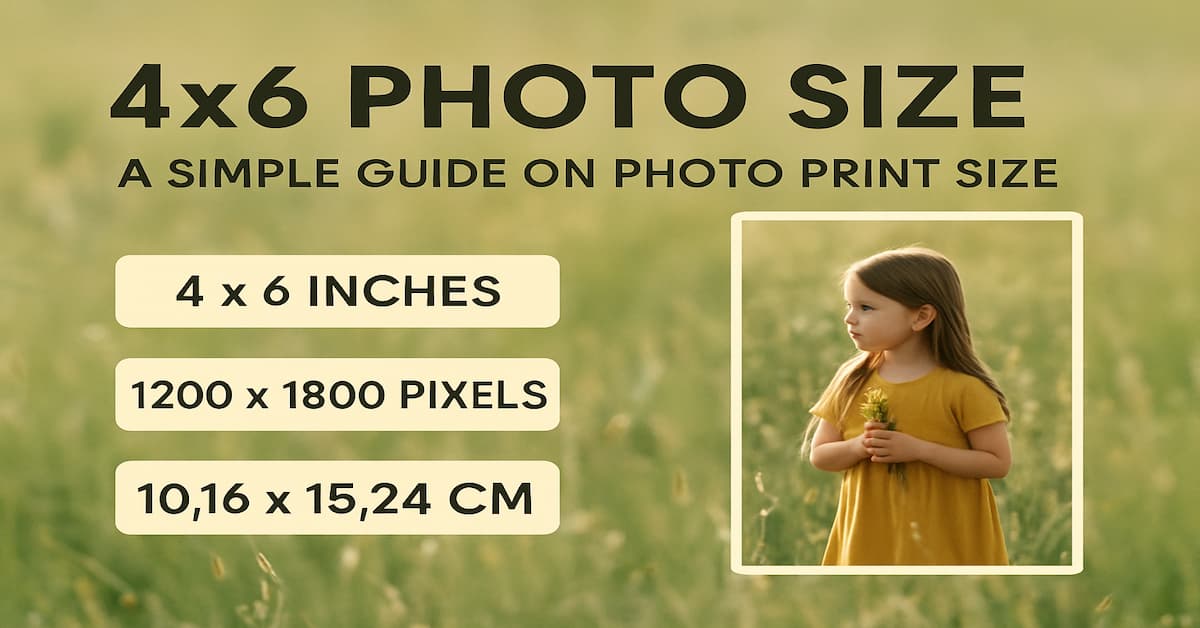 4*6 photo size