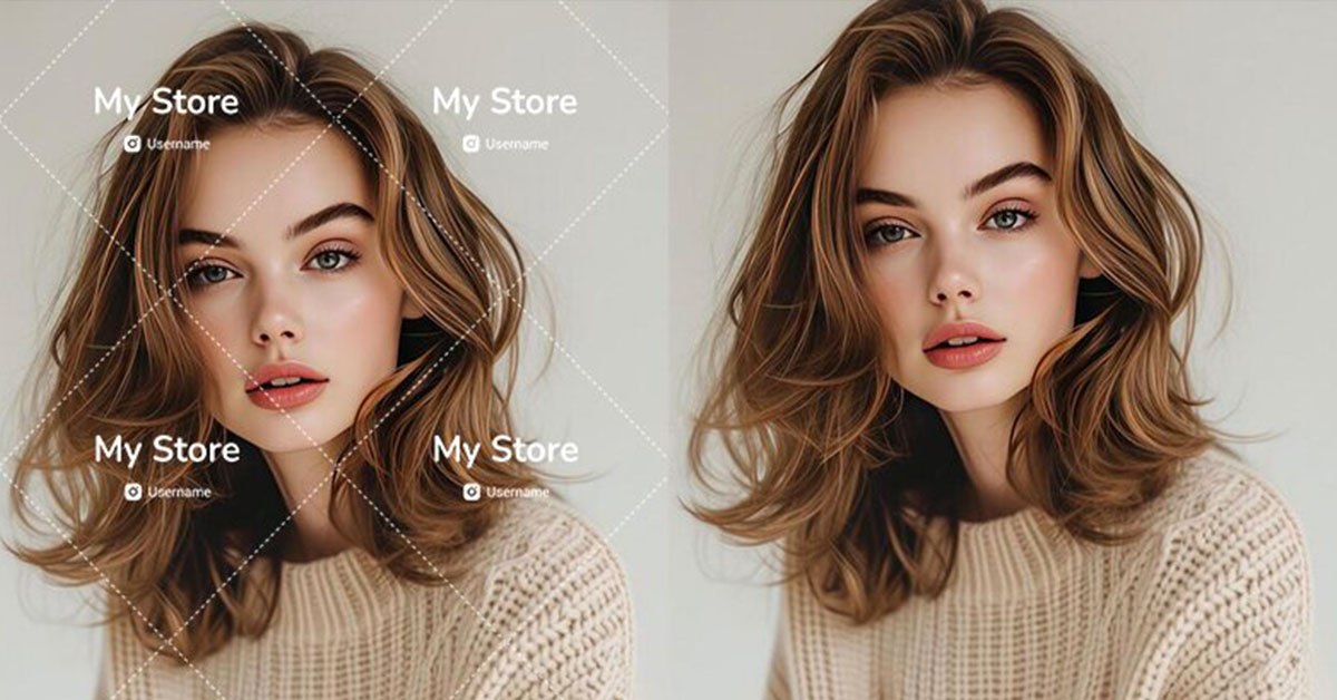 remove watermark in photoshop