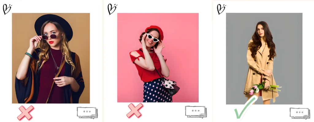 Use simple pose to ensure the ai clothes removal effect