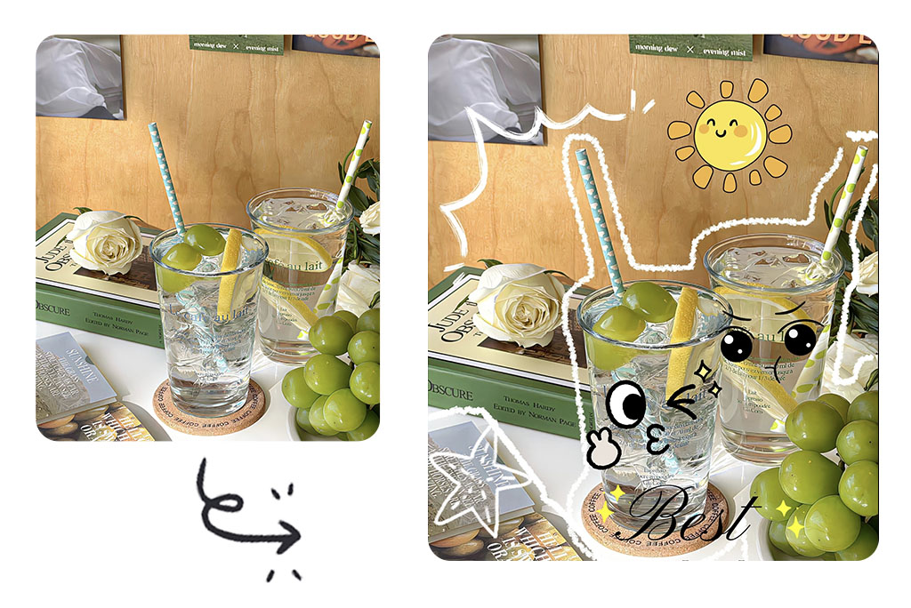 Outline Your Subject and Add Emoji Stickers/Emotion Icon Text