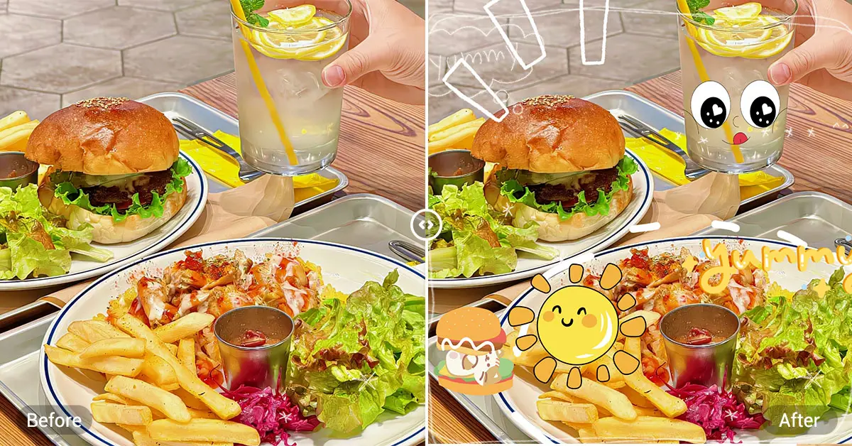 Tips on how to add stickers to compose your image