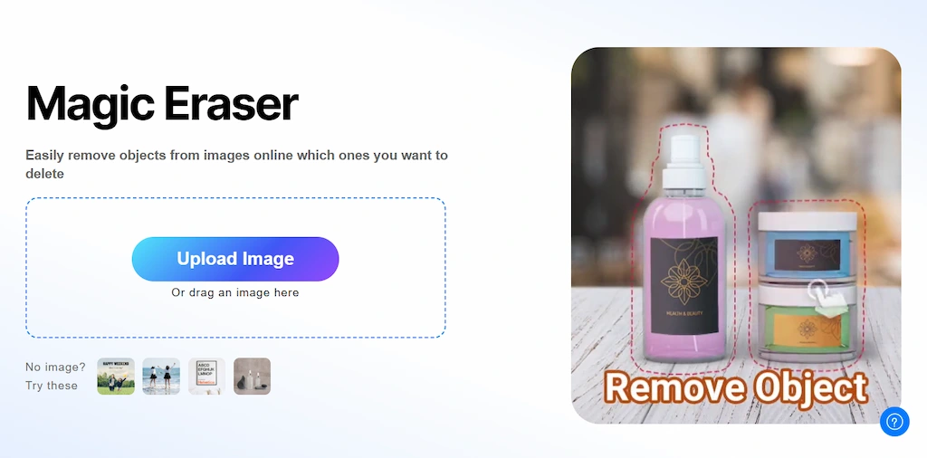 Picsman's Magic Eraser to remove objects and people