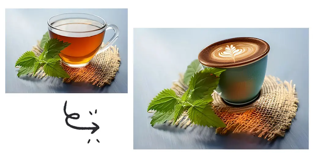 Replace objects with AI