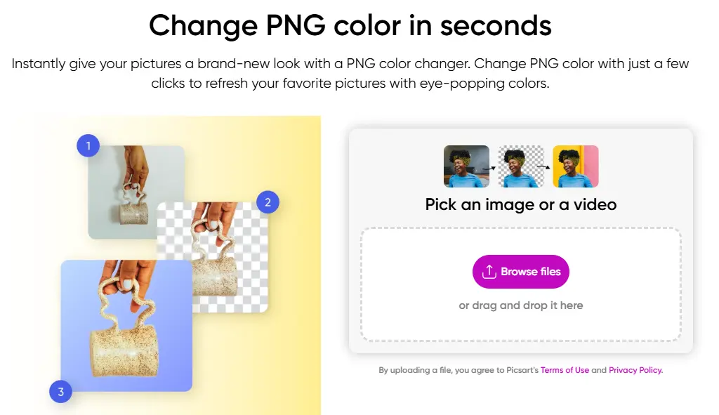 How to Change the Color of PNG in Picsart