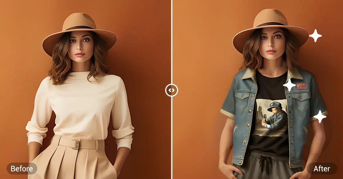 Change clothes with ai