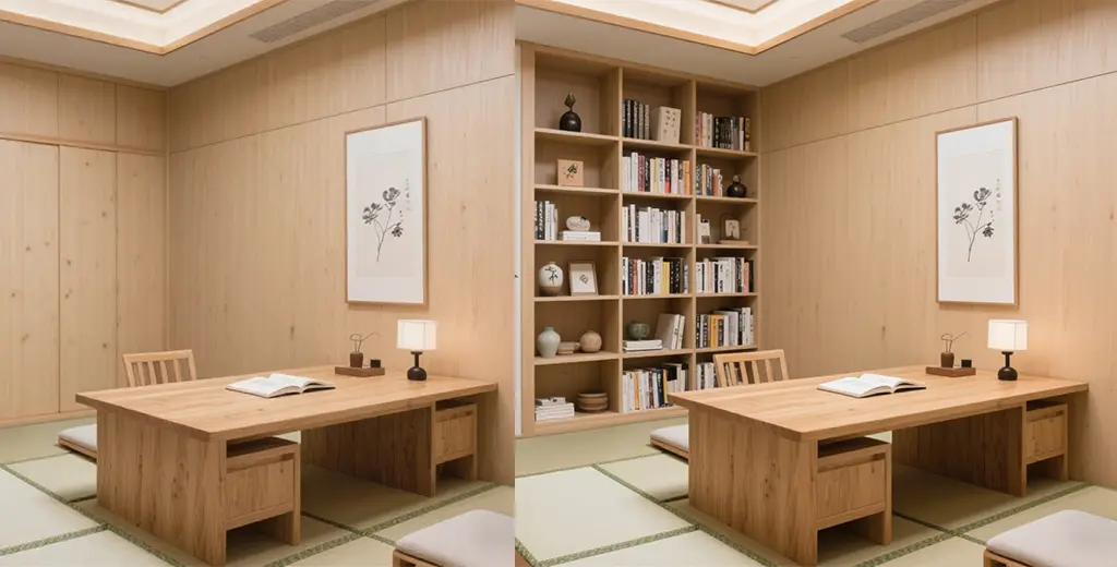 AI Replace can redesign spaces.