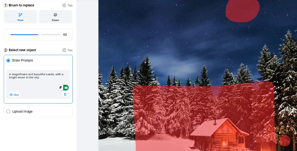 replace objects in image