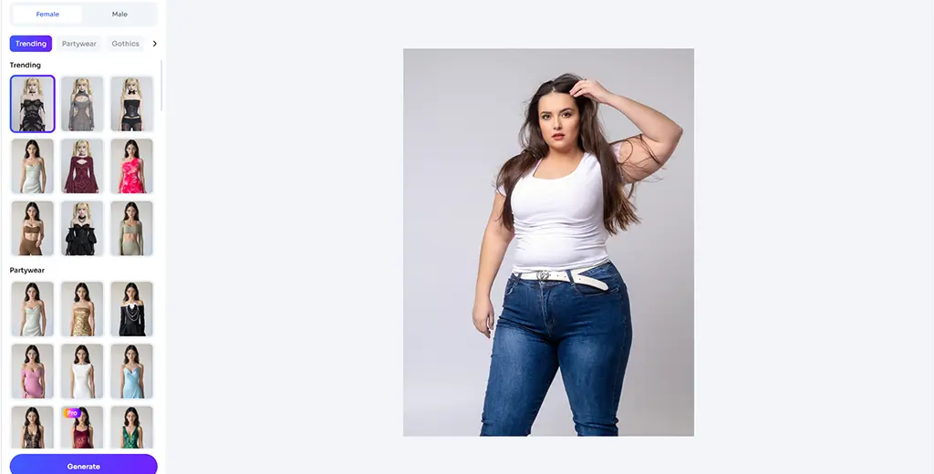 ai ease clothes changer