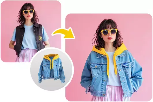 AI着せ替え - 無料AI洋服チェンジャーで写真の服をチェンジ
